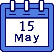 May 15 Vector Icon