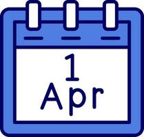 April 1 Vector Icon