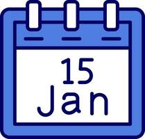 January 15 Vector Icon
