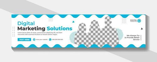 Digital business marketing cover and web banner for social media template with geometric shapes. Banner, header, cover design vector