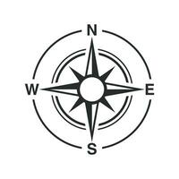 compass icon graphic vector design illustration