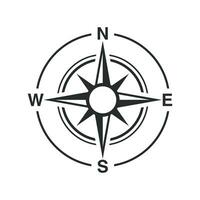 compass icon graphic vector design illustration