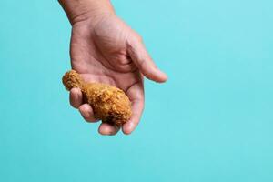 Hand Holding Food photo