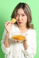 Eating Fast food photo