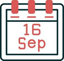 September 16 Vector Icon