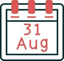 August 31 Vector Icon