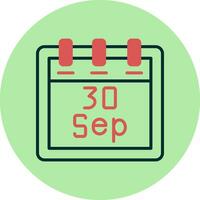 September 30 Vector Icon