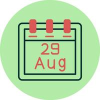 August 29 Vector Icon