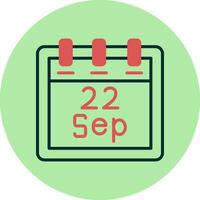 September 22 Vector Icon