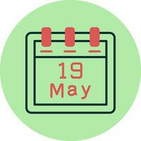 May 19 Vector Icon