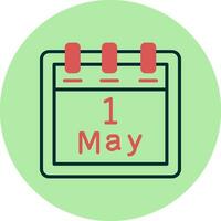 May 1 Vector Icon