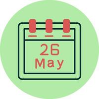 May 26 Vector Icon