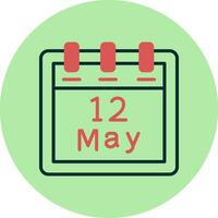 May 12 Vector Icon