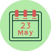 May 23 Vector Icon