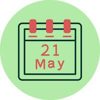 May 21 Vector Icon