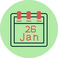 January 26 Vector Icon