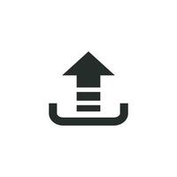 upload icon graphic vector design illustration