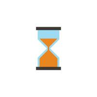 sand watch colorful simple geometric vector