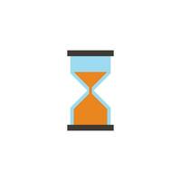 sand watch colorful simple geometric vector