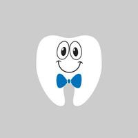 Tooth icon vector. Tooth Fairy illustration sign. Funny tooth symbol or logo. vector