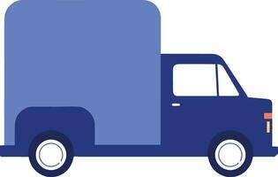 Hand Drawn Trucks for delivery worker in flat style vector