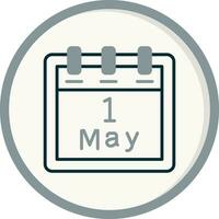 May 1 Vector Icon