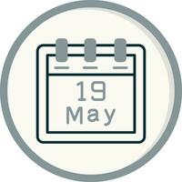 May 19 Vector Icon