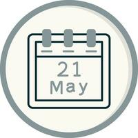 May 21 Vector Icon