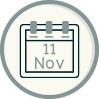 November 11 Vector Icon