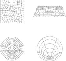 Wireframe Futuristic Shape With Abstract Design. Vector Illustration