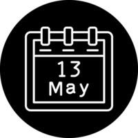 May 13 Vector Icon