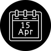 April 15 Vector Icon