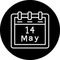 May 14 Vector Icon