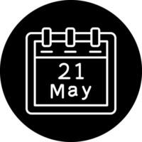 May 21 Vector Icon