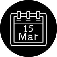 March 15 Vector Icon