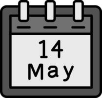 May 14 Vector Icon