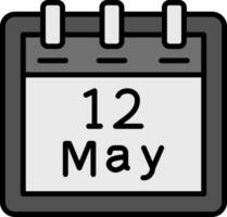 May 12 Vector Icon