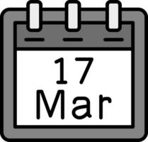 March 17 Vector Icon