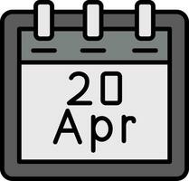 April 20 Vector Icon