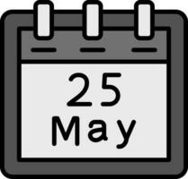 May 25 Vector Icon