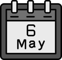 May 6 Vector Icon