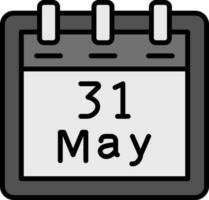 May 31 Vector Icon