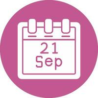 September 21 Vector Icon