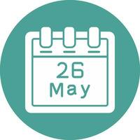 May 26 Vector Icon
