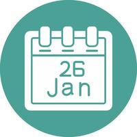 January 26 Vector Icon