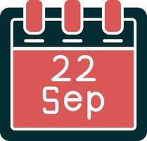 September 22 Vector Icon