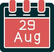 August 29 Vector Icon