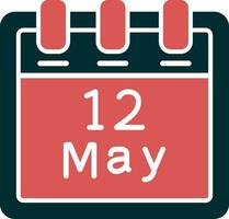 May 12 Vector Icon