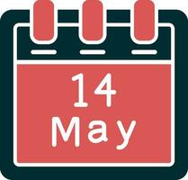 May 14 Vector Icon