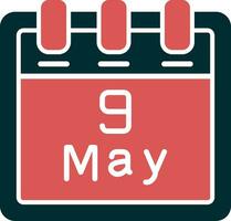 May 9 Vector Icon